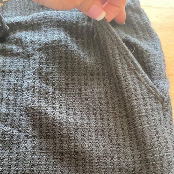 J Crew Women’s Black Waffle Knit joggers - Picture 3 of 7